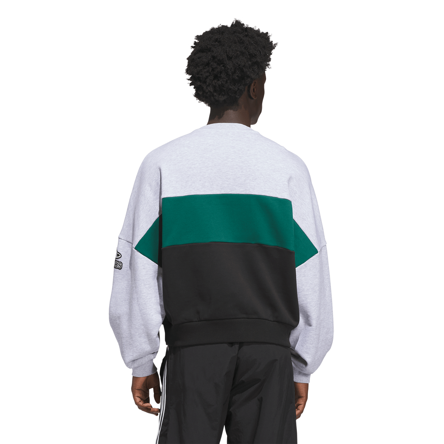 adidas Originals Varsity Crew Sweatshirt - Men's - Light Grey Heather