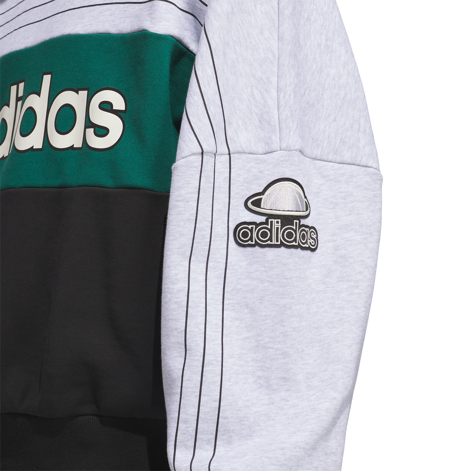 adidas Originals Varsity Crew Sweatshirt - Men's - Light Grey Heather