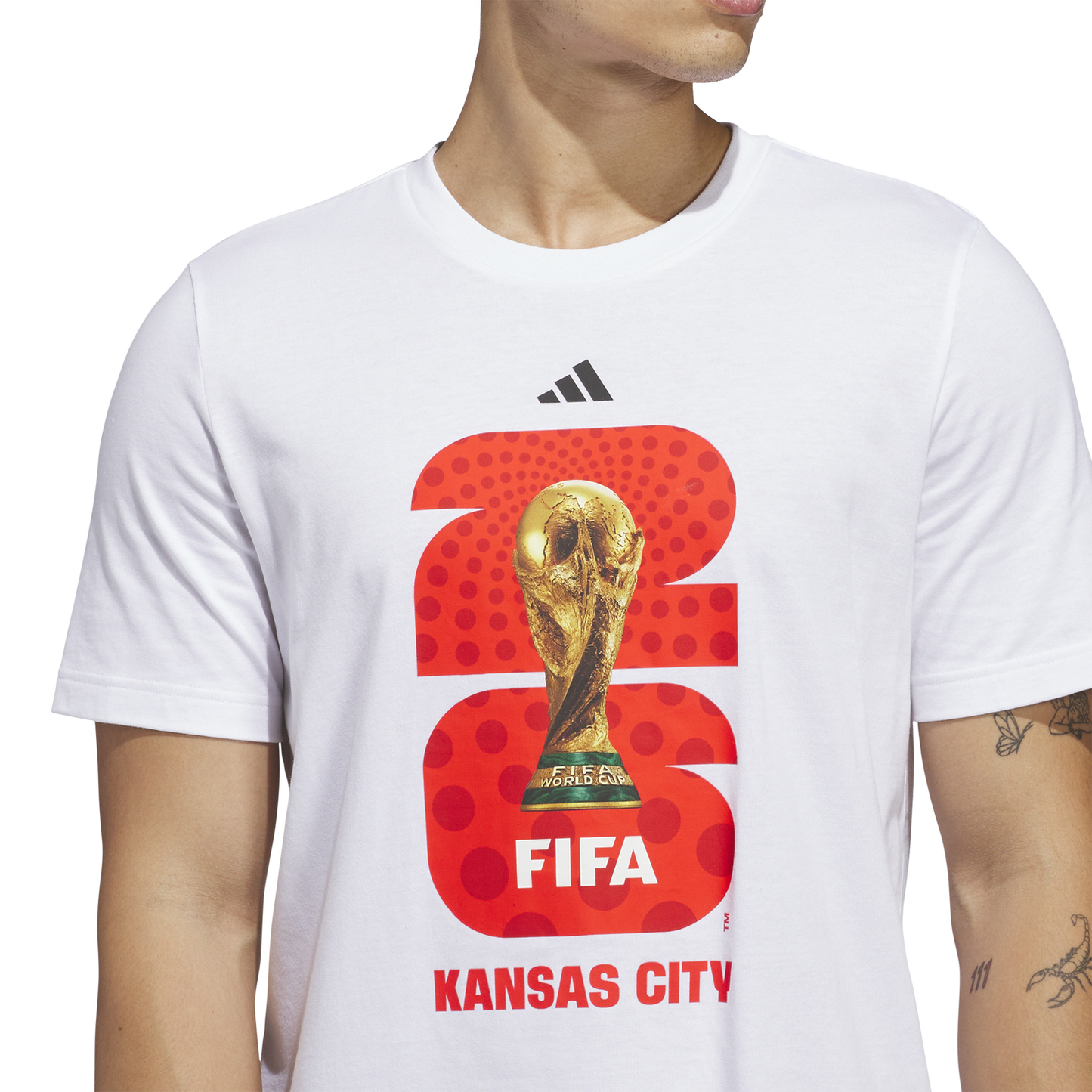 adidas Host City T-Shirt - Men's - White (KH3697)