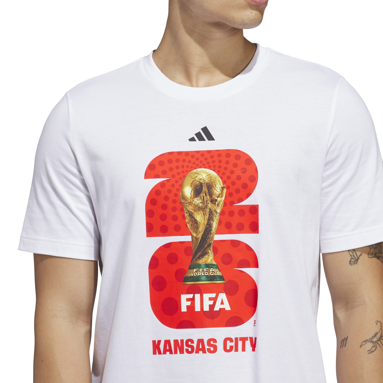 adidas Host City T-Shirt - Men's - White (KH3697)