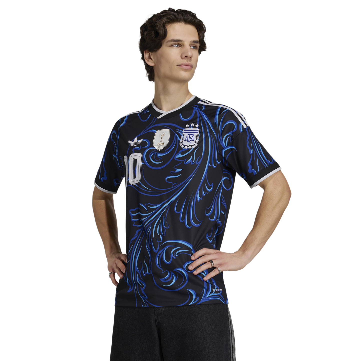 adidas Argentina 26 Away Messi Jersey - Men's - Black