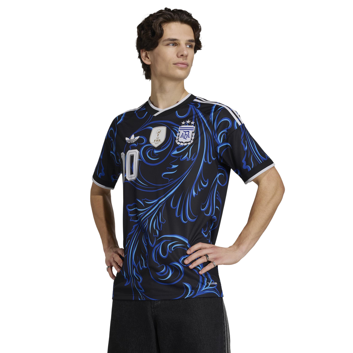 adidas Argentina 26 Away Messi Jersey - Men's - Black
