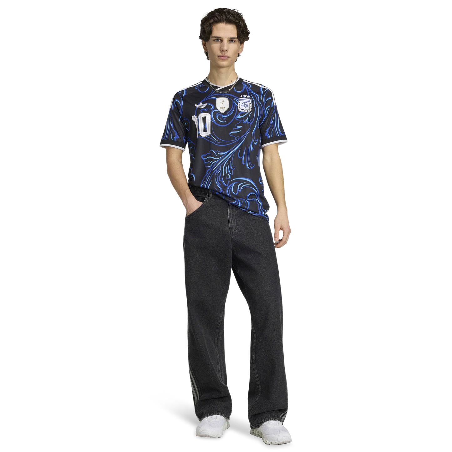 adidas Argentina 26 Away Messi Jersey - Men's - Black
