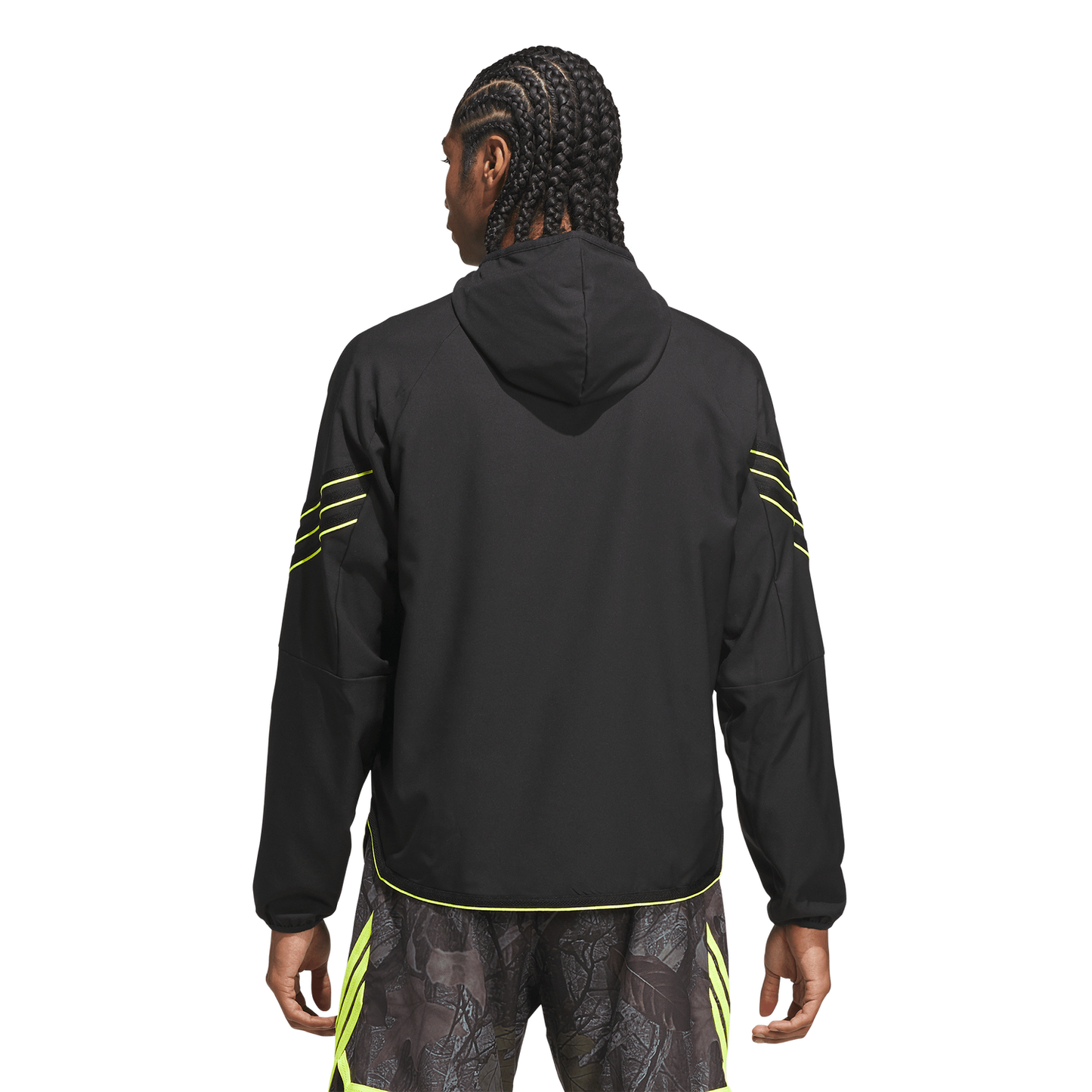 adidas Crazy Lite Basketball Jacket - Men's - Black/Solar Lemon