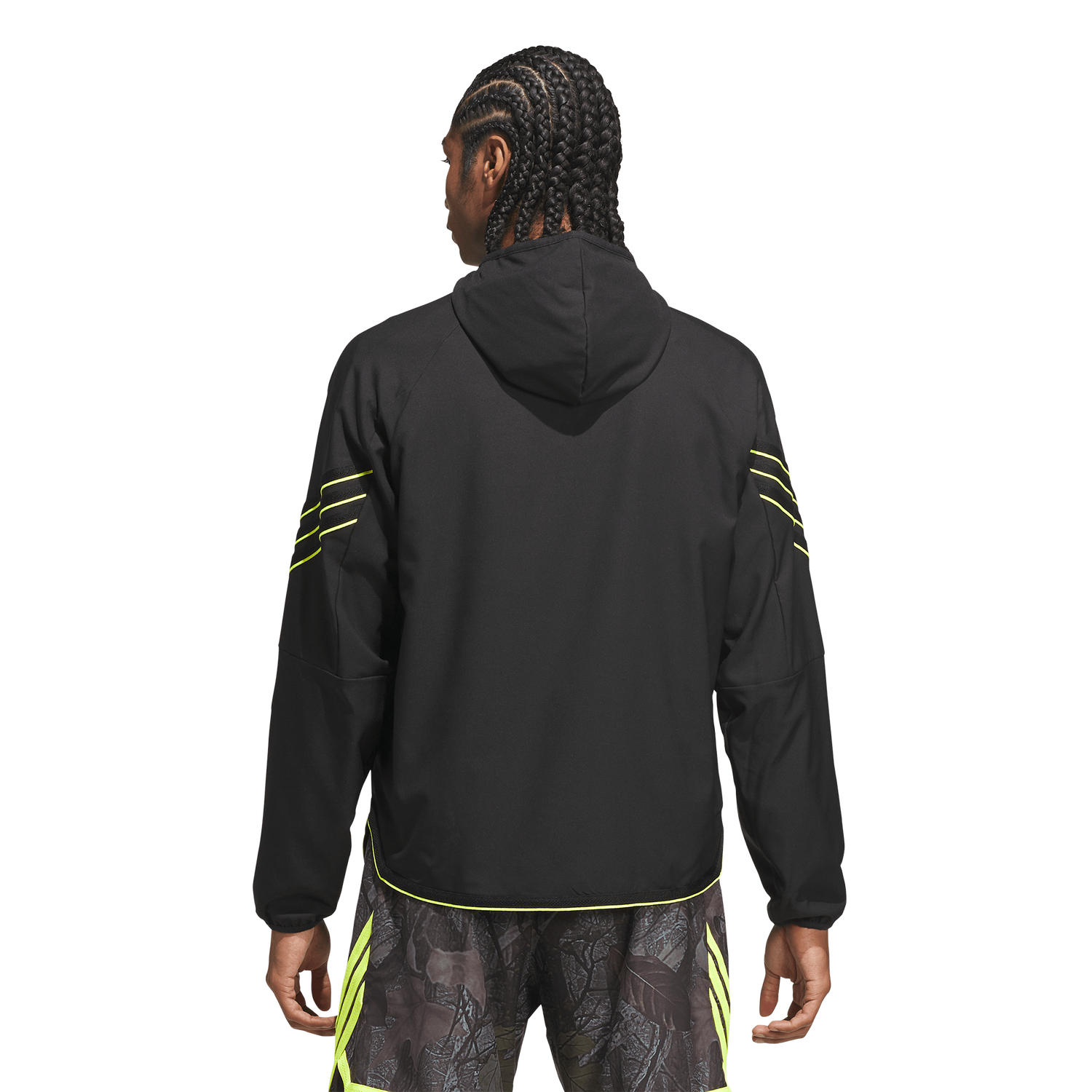 adidas Crazy Lite Basketball Jacket - Men's - Black/Solar Lemon