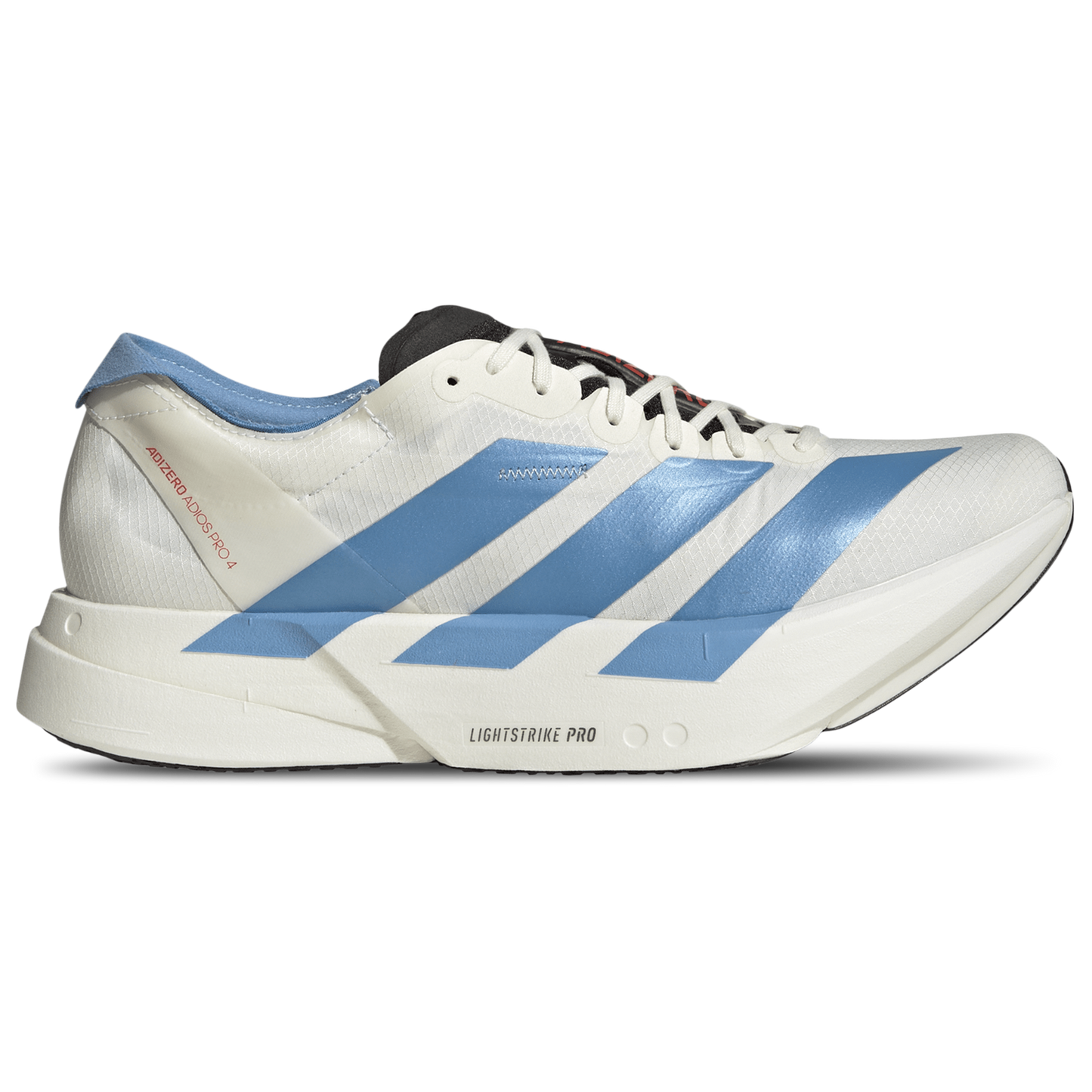 adidas adizero adios Pro 4 - Men's - Off White/Light Blue/Bright Red