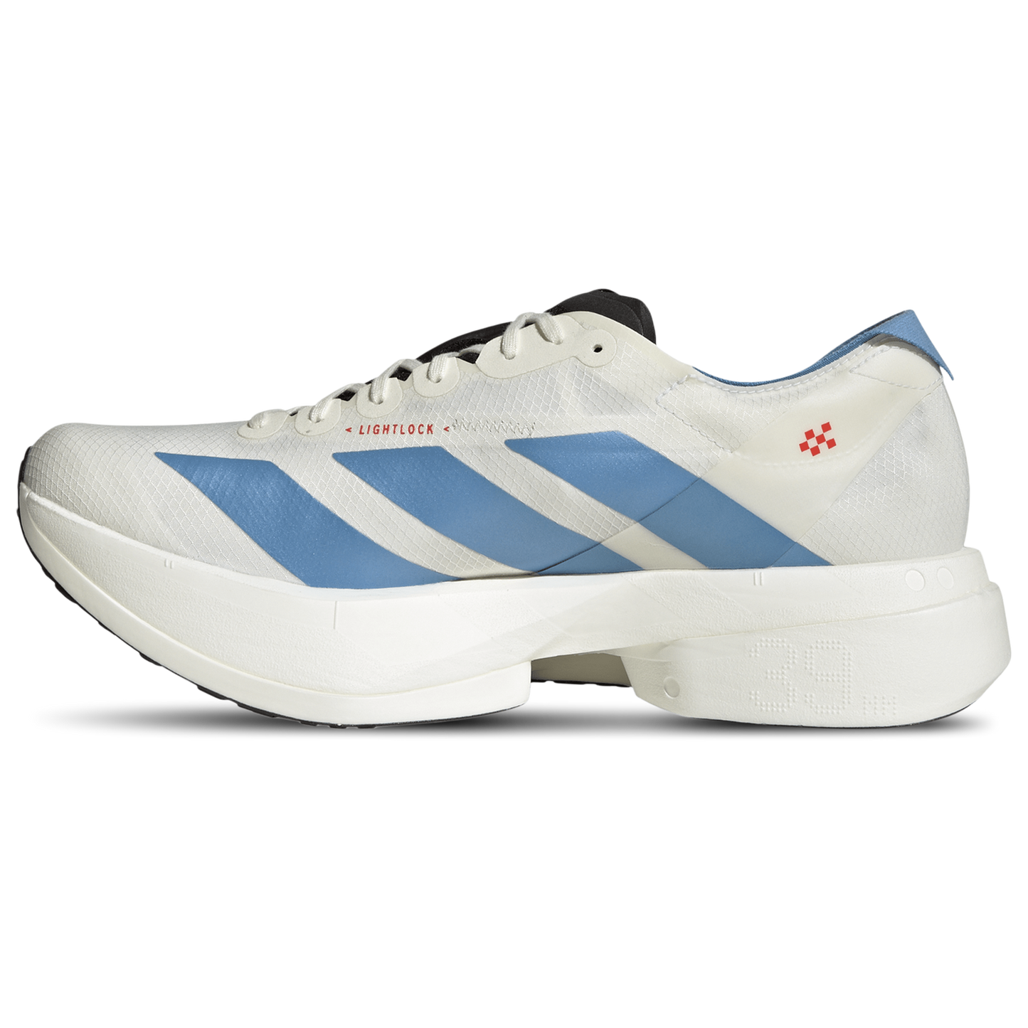 adidas adizero adios Pro 4 - Men's - Off White/Light Blue/Bright Red