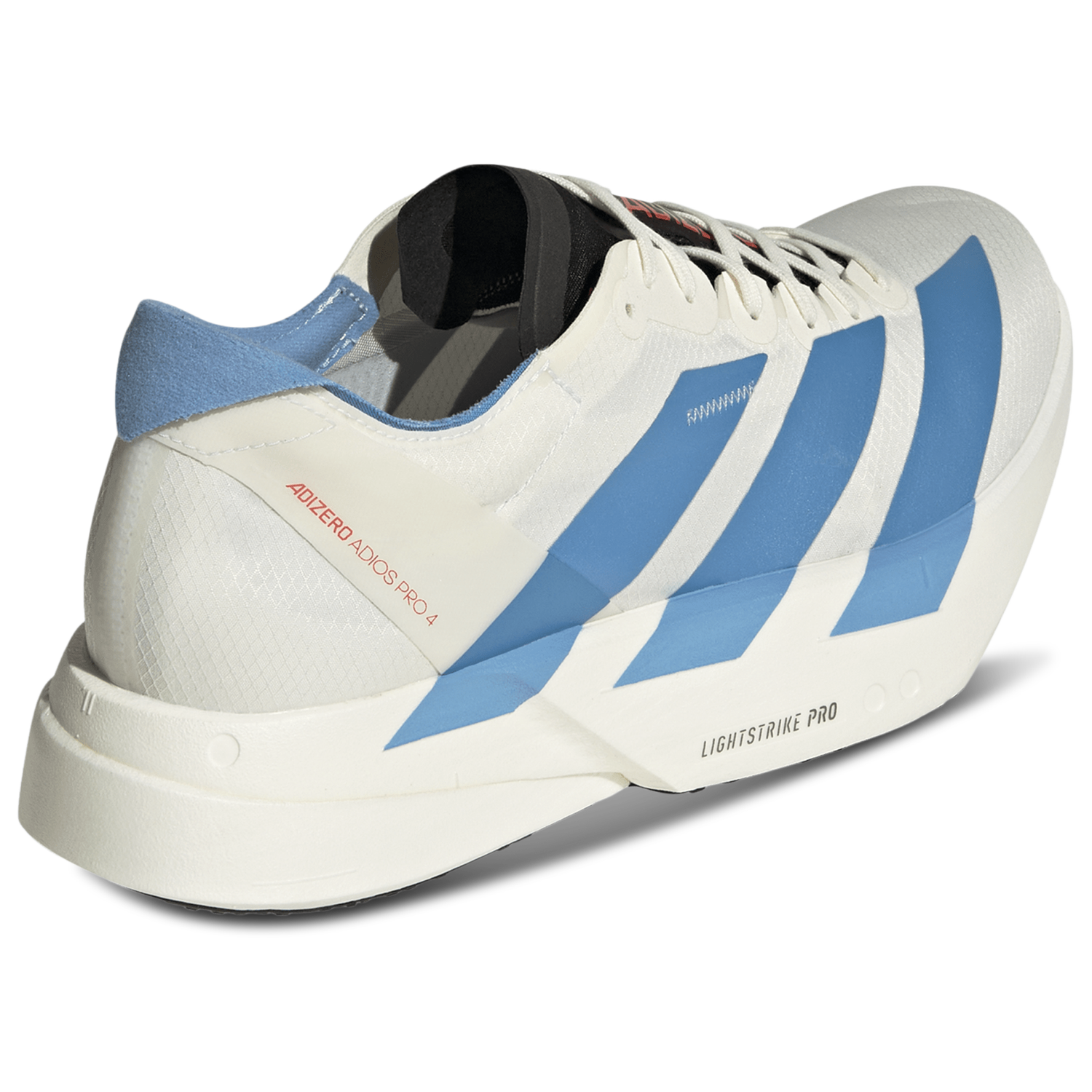 adidas adizero adios Pro 4 - Men's - Off White/Light Blue/Bright Red