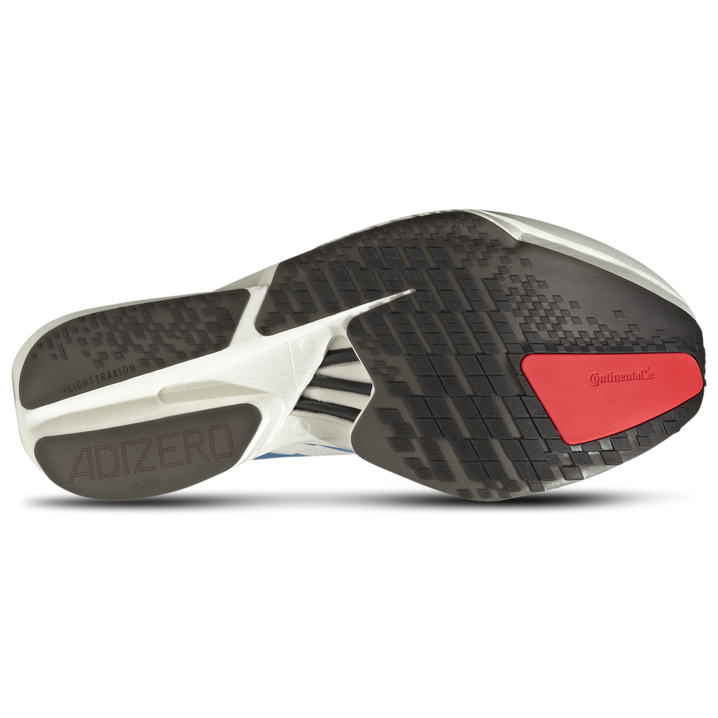adidas adizero adios Pro 4 - Men's - Off White/Light Blue/Bright Red