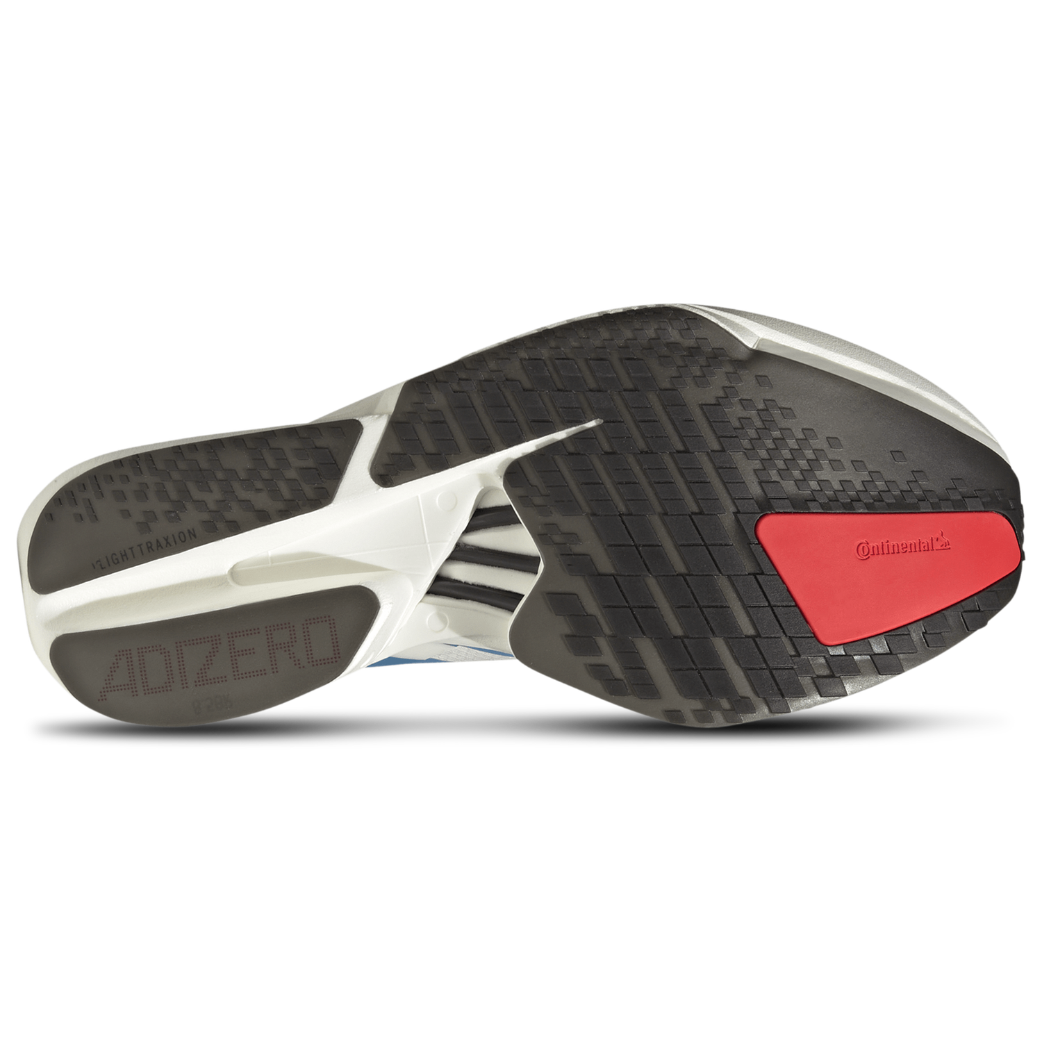 adidas adizero adios Pro 4 - Men's - Off White/Light Blue/Bright Red