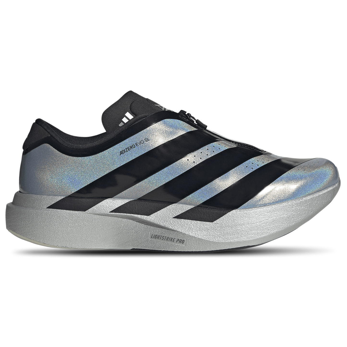 adidas Adizero Evo SL Woven - Men's - Silver Metallic/Core Black/Halo Silver