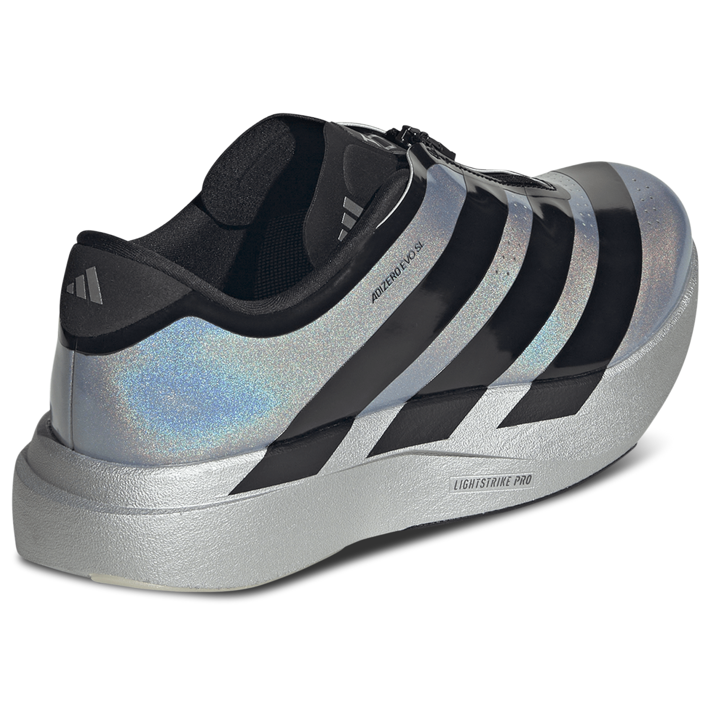 adidas Adizero Evo SL Woven - Men's - Silver Metallic/Core Black/Halo Silver