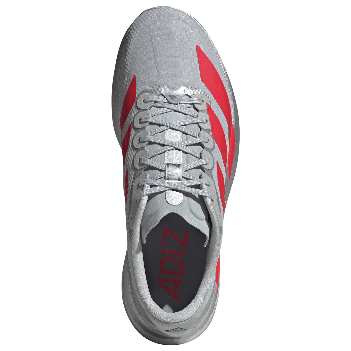 adidas Adizero Evo SL Woven - Men's - Silver Metallic/Lucid Red/Iron Metallic