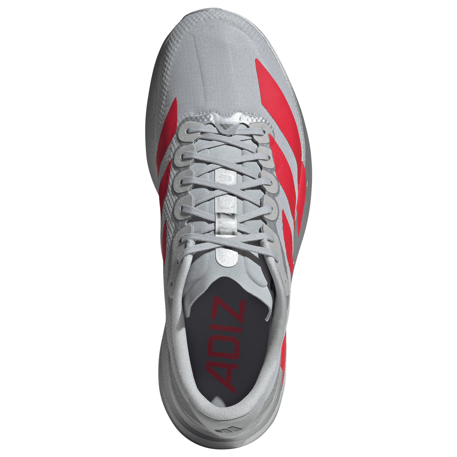 adidas Adizero Evo SL Woven - Men's - Silver Metallic/Lucid Red/Iron Metallic