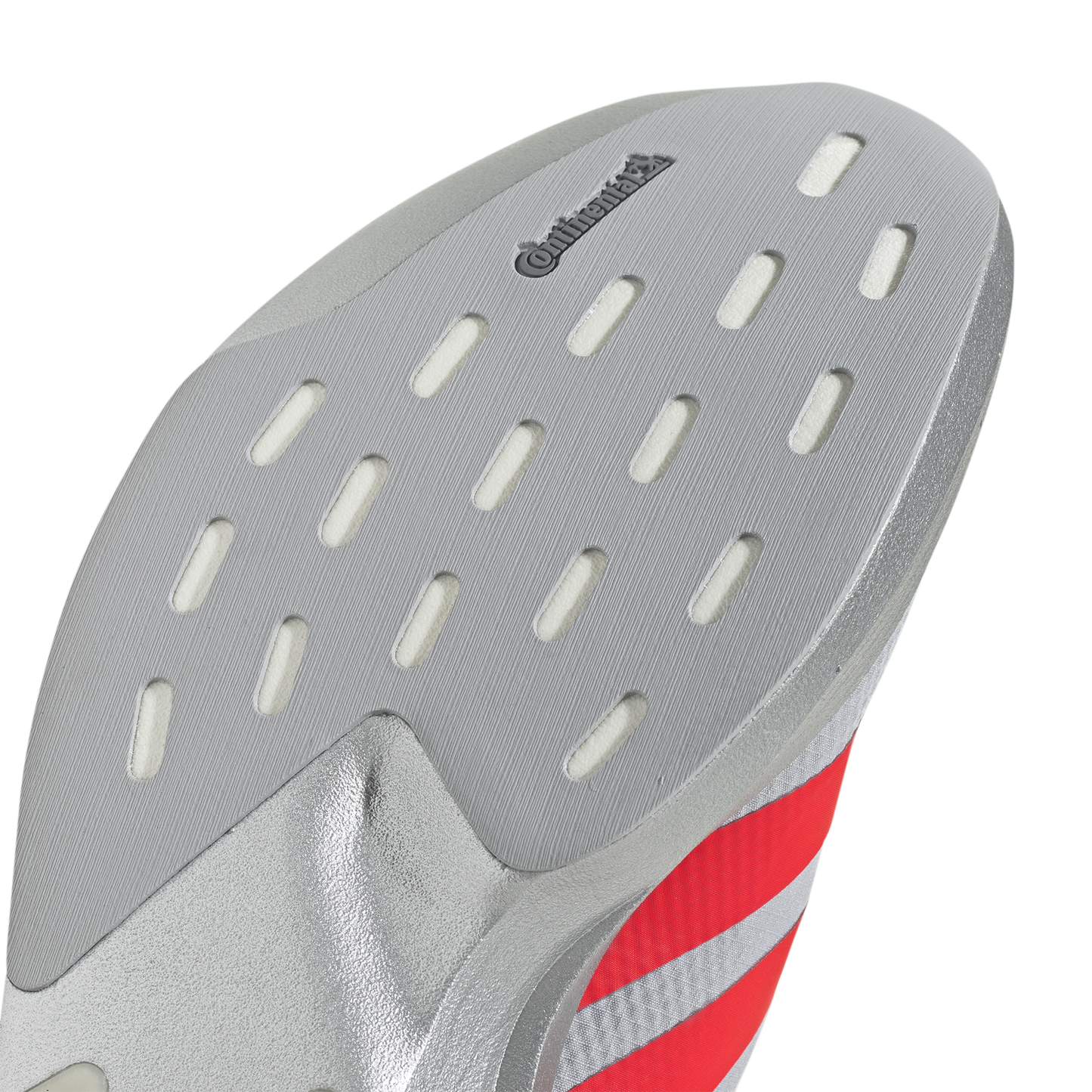 adidas Adizero Evo SL Woven - Men's - Silver Metallic/Lucid Red/Iron Metallic