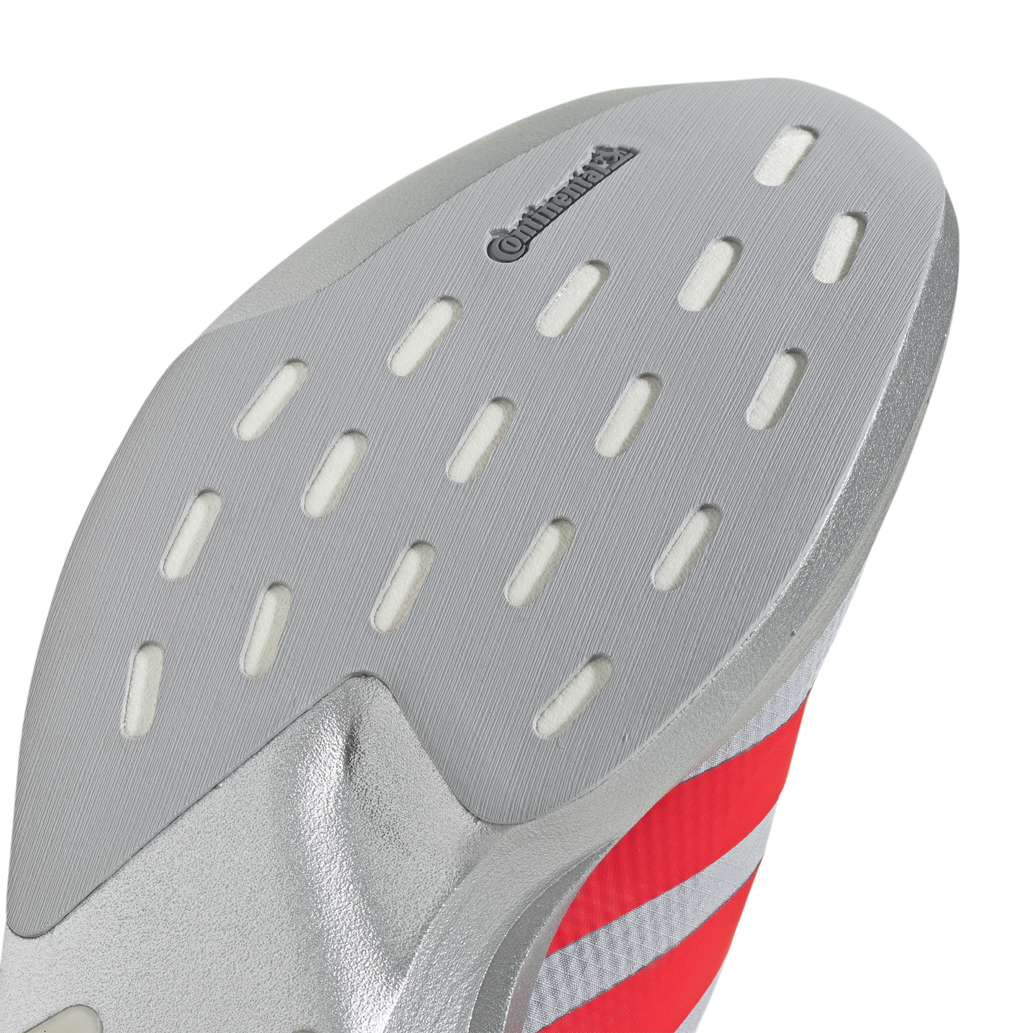 adidas Adizero Evo SL Woven - Men's - Silver Metallic/Lucid Red/Iron Metallic