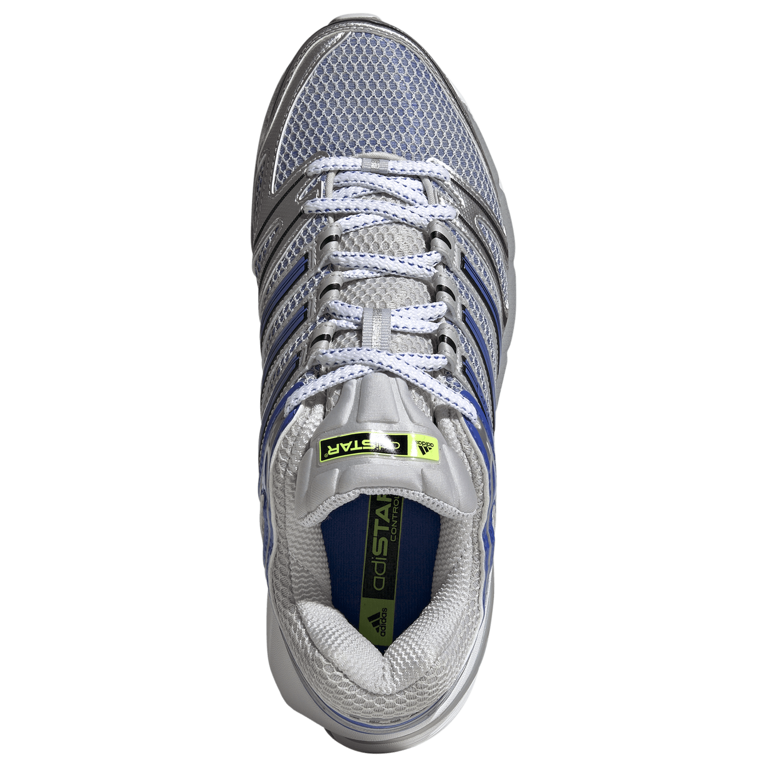 adidas Adistar Control 5 - Men's - Hi Res Blue/Lucid Lemon/Silver Metallic