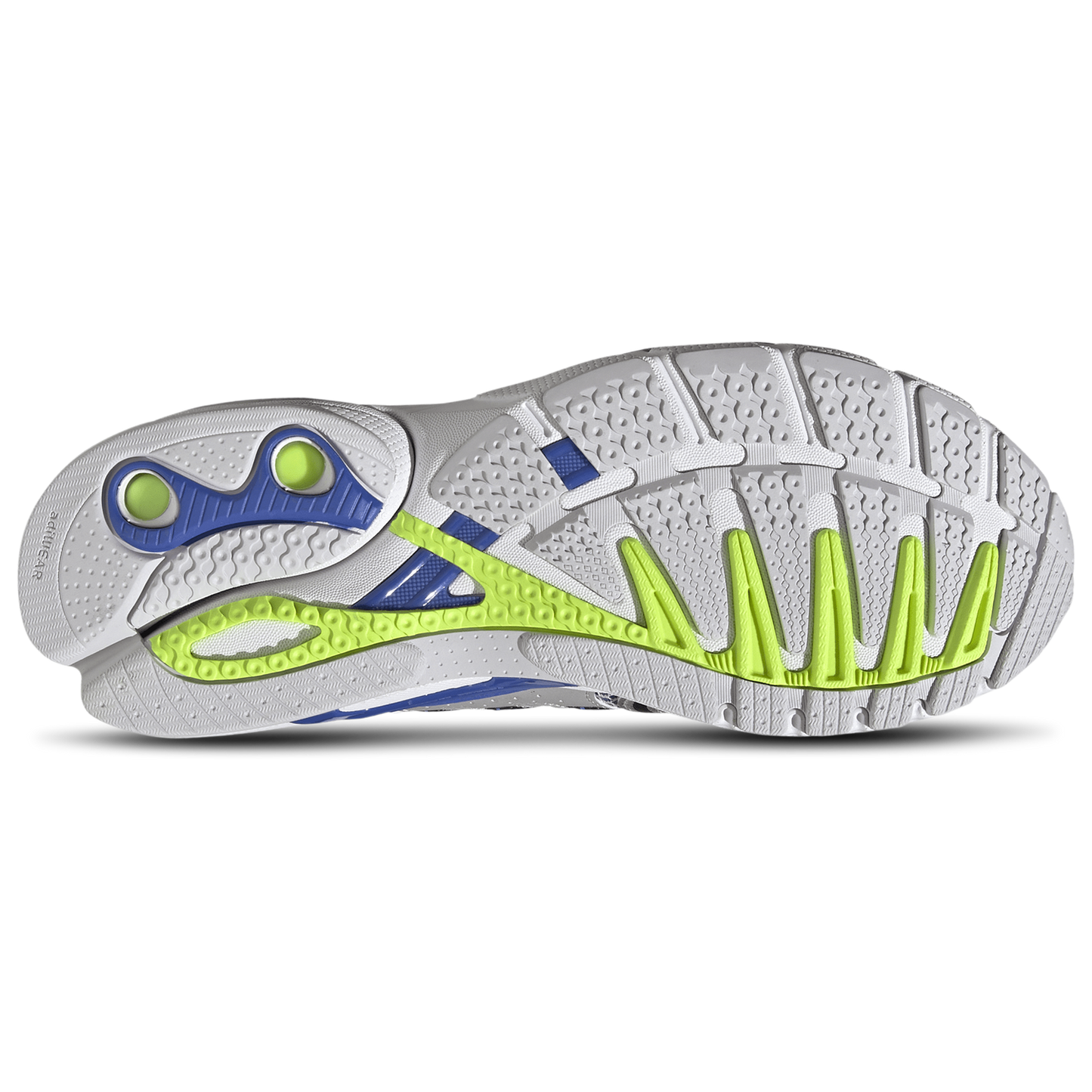 adidas Adistar Control 5 - Men's - Hi Res Blue/Lucid Lemon/Silver Metallic