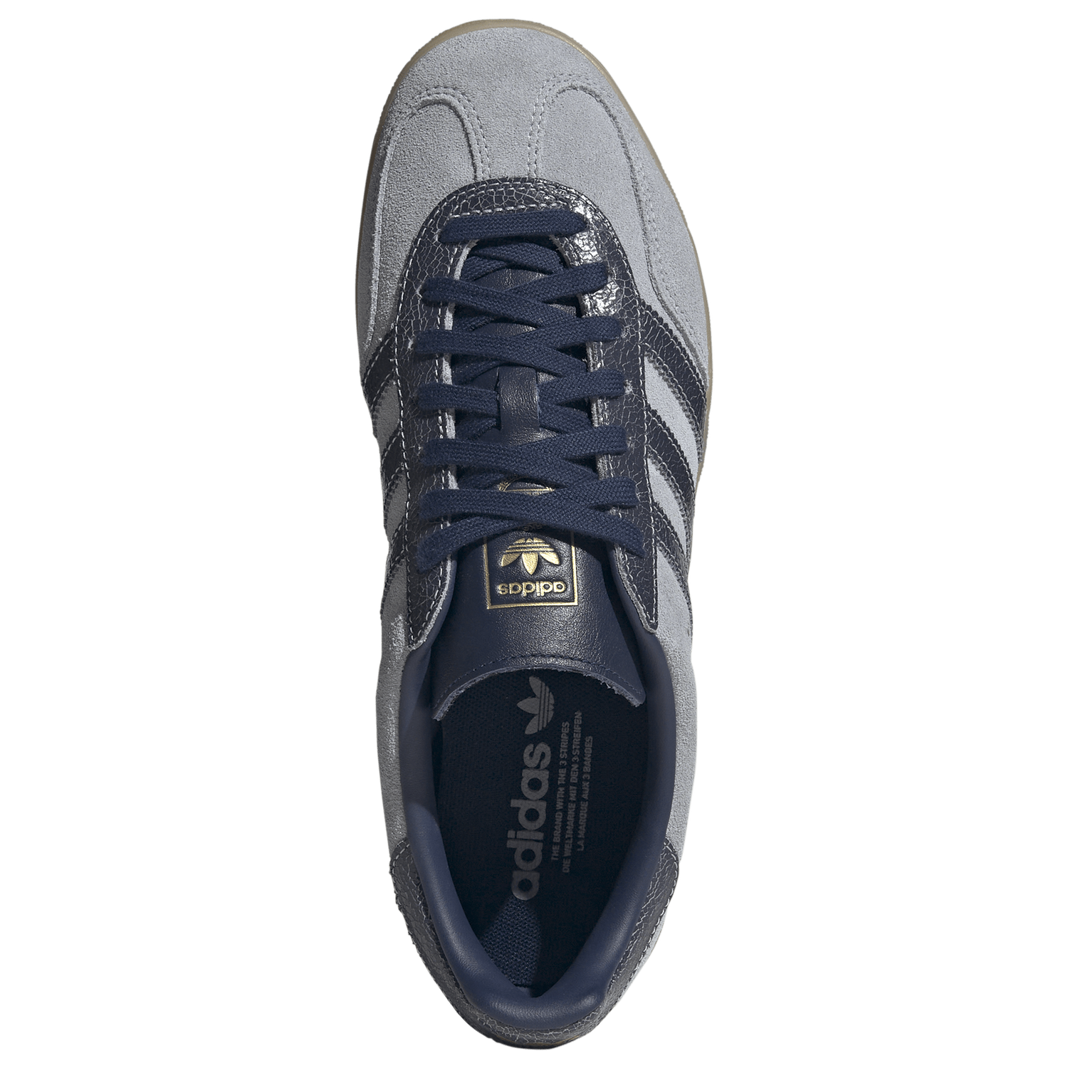 adidas Originals Gazelle - Men's - Halo Silver/Night Indigo/Gum