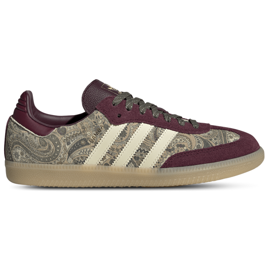 adidas Originals Samba - Women's - Maroon/Warm Vanilla/Olive Strata