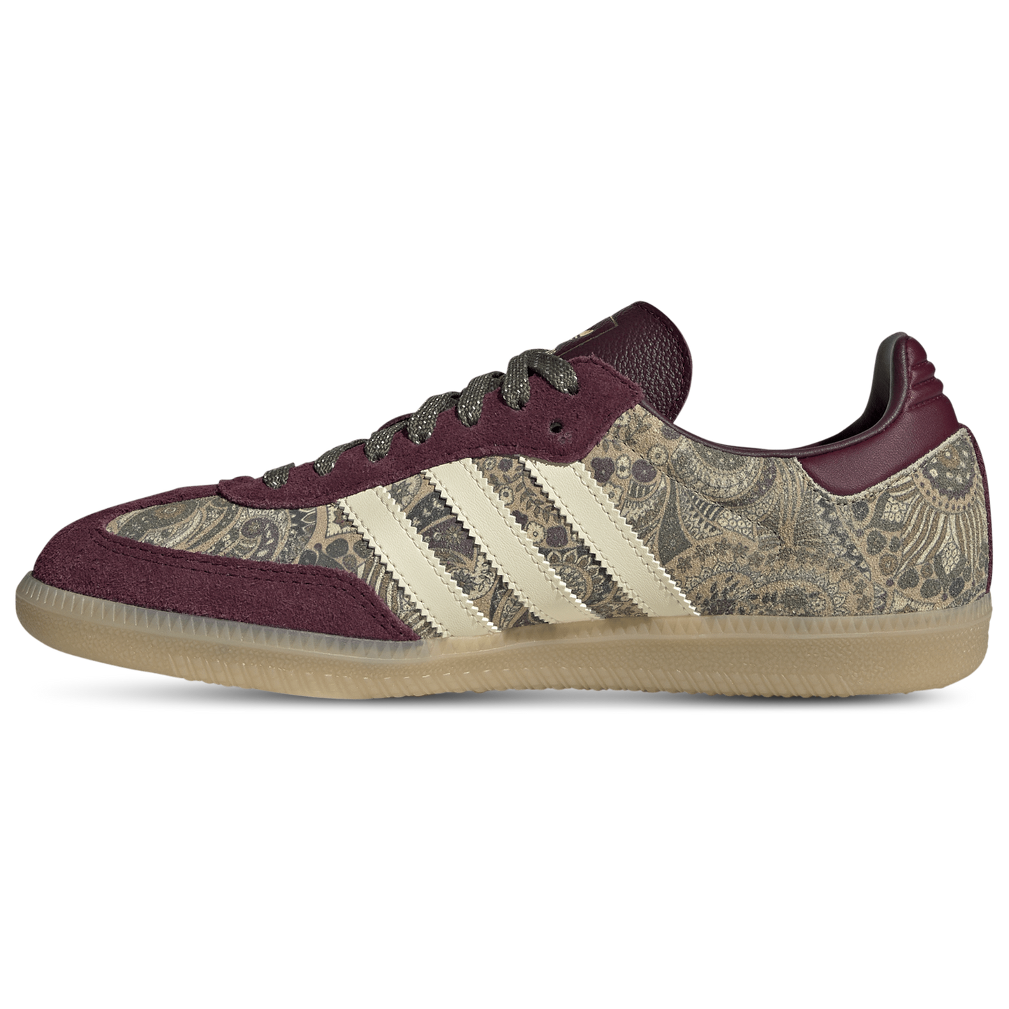 adidas Originals Samba - Women's - Maroon/Warm Vanilla/Olive Strata