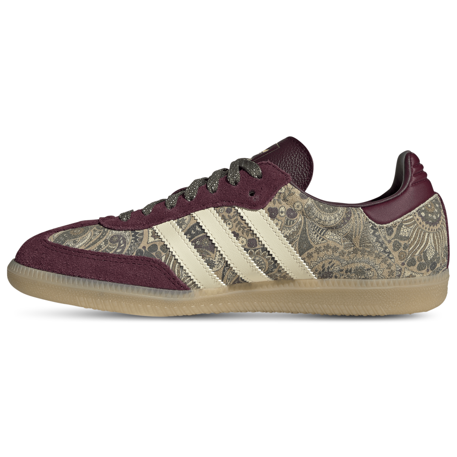 adidas Originals Samba - Women's - Maroon/Warm Vanilla/Olive Strata