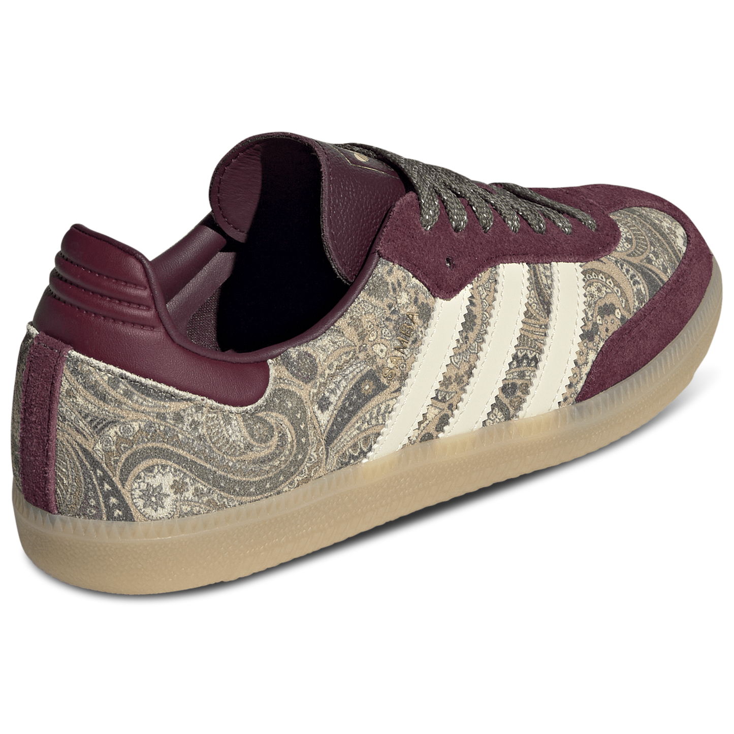 adidas Originals Samba - Women's - Maroon/Warm Vanilla/Olive Strata