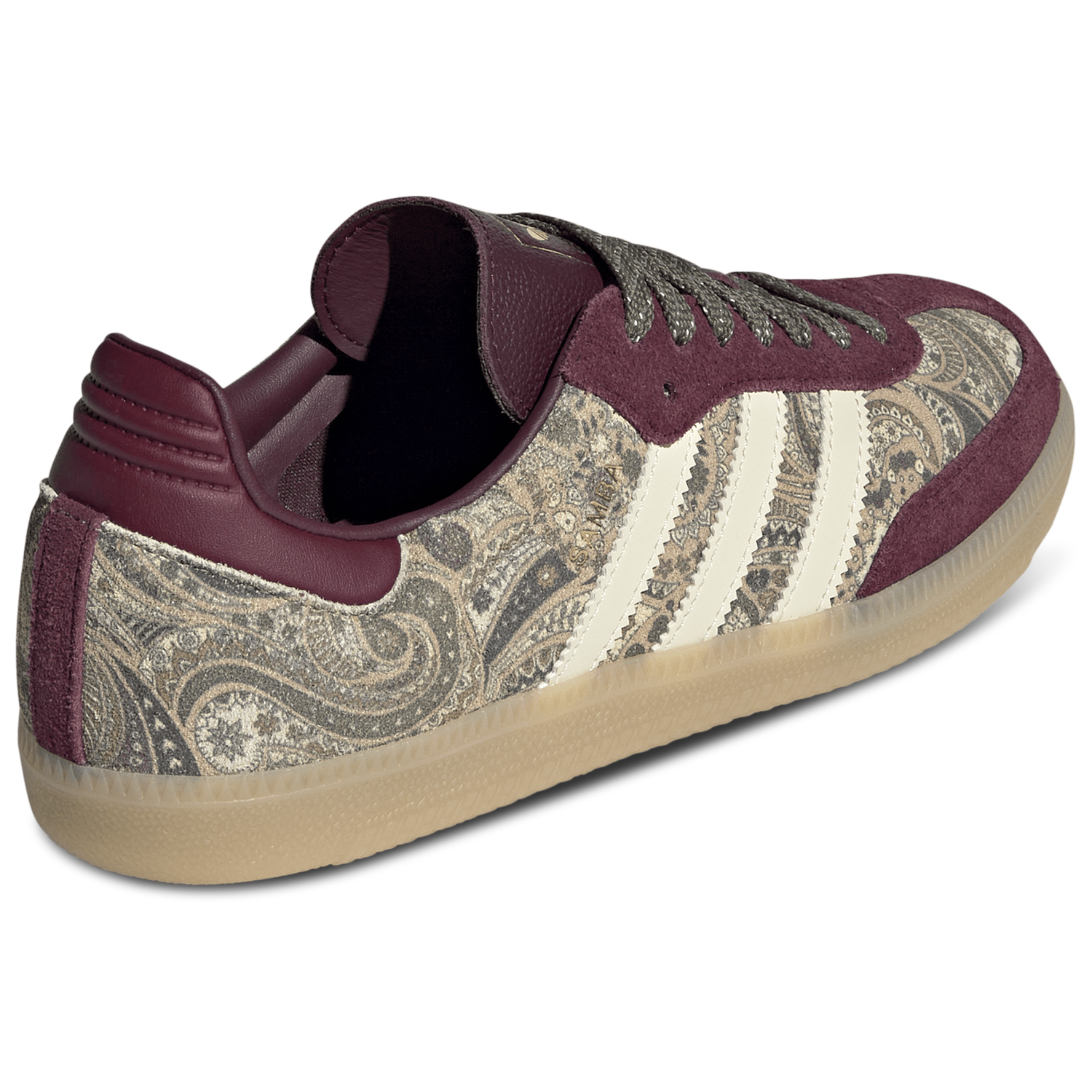 adidas Originals Samba - Women's - Maroon/Warm Vanilla/Olive Strata