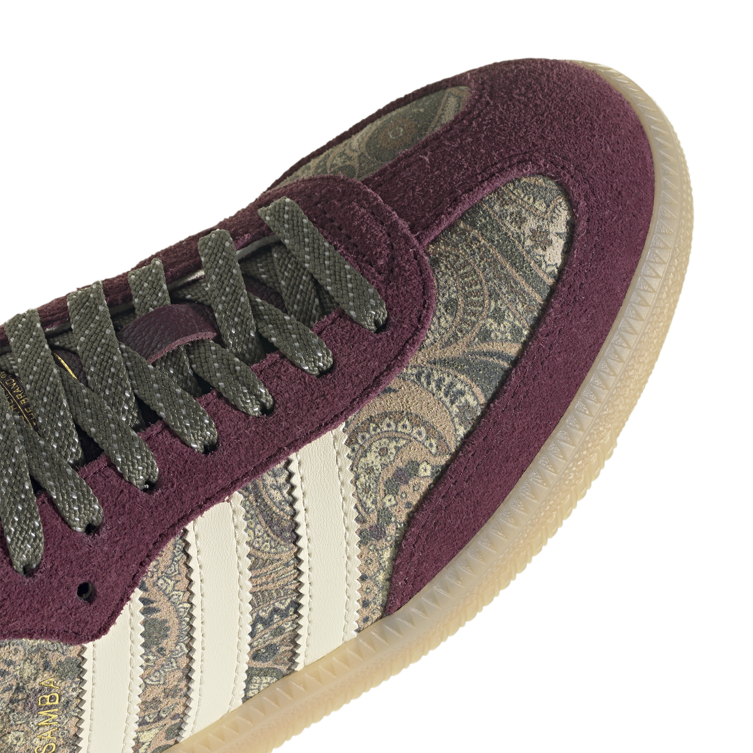 adidas Originals Samba - Women's - Maroon/Warm Vanilla/Olive Strata