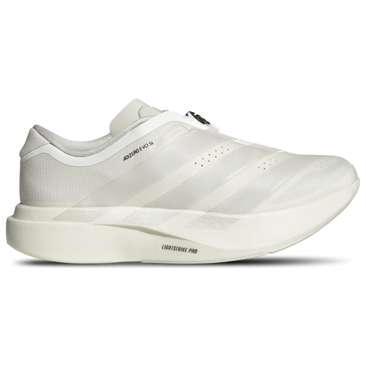 adidas adizero Evo SL Zipper - Women's - Core White/Zero Met/Orbit Grey