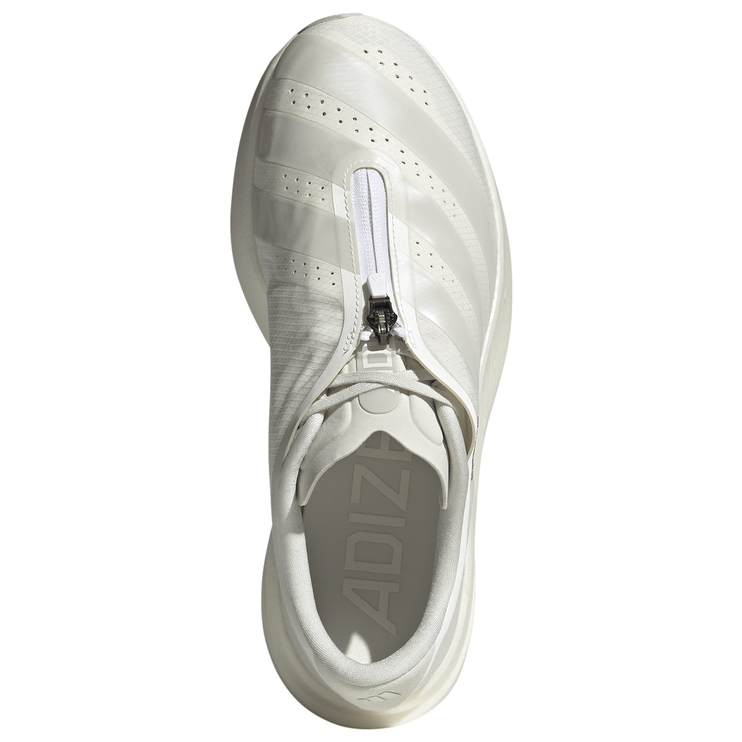 adidas adizero Evo SL Zipper - Women's - Core White/Zero Met/Orbit Grey
