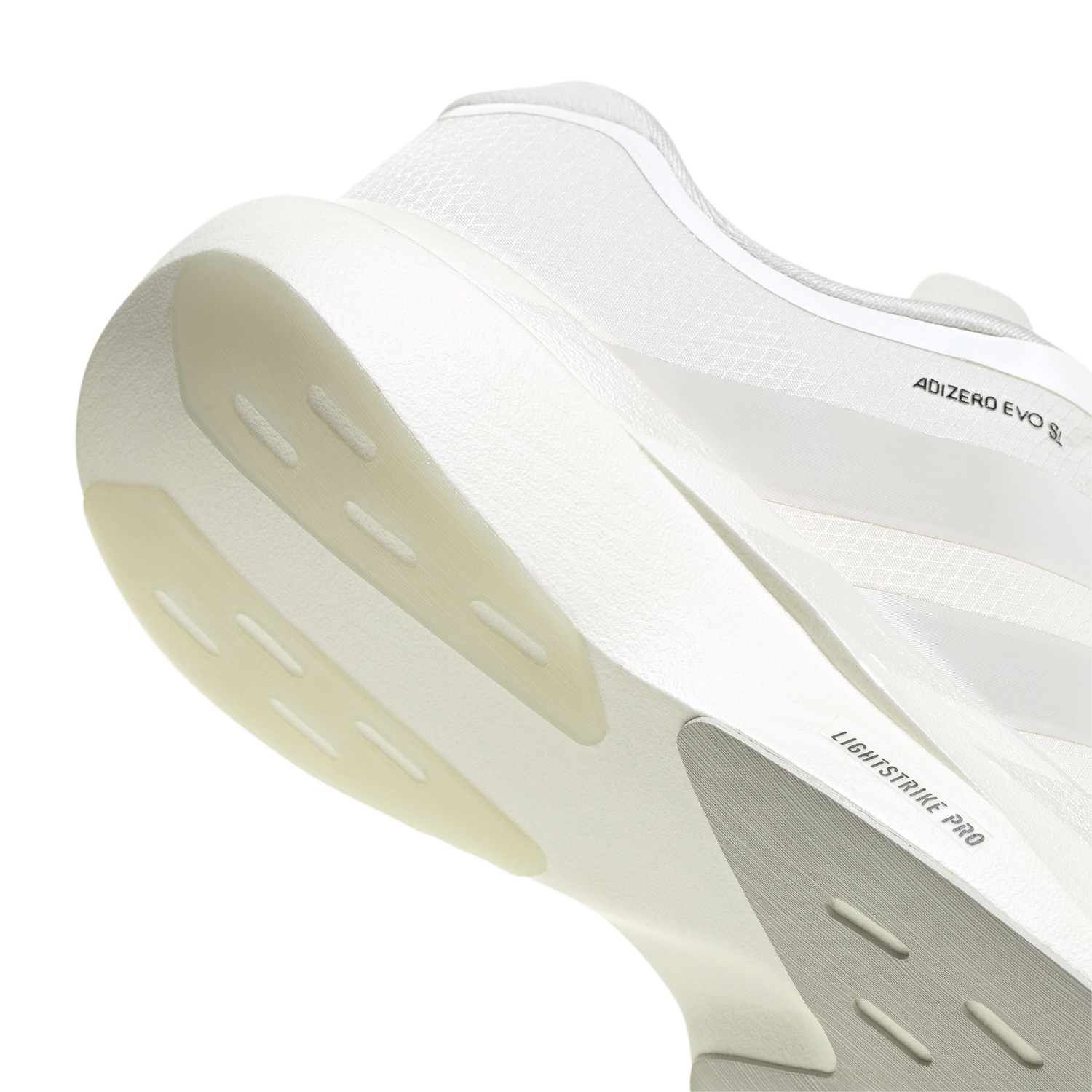 adidas adizero Evo SL Zipper - Women's - Core White/Zero Met/Orbit Grey