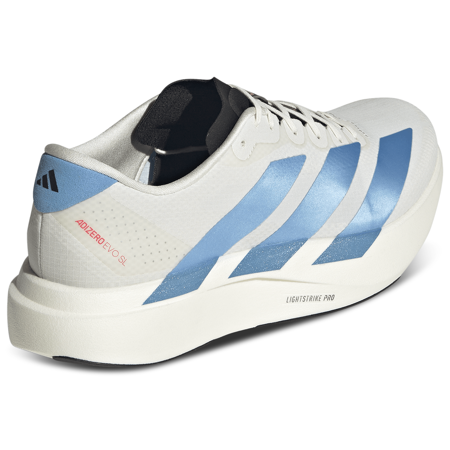 adidas Adizero Evo SL Woven - Men's - Off White/Light Blue/Bright Red