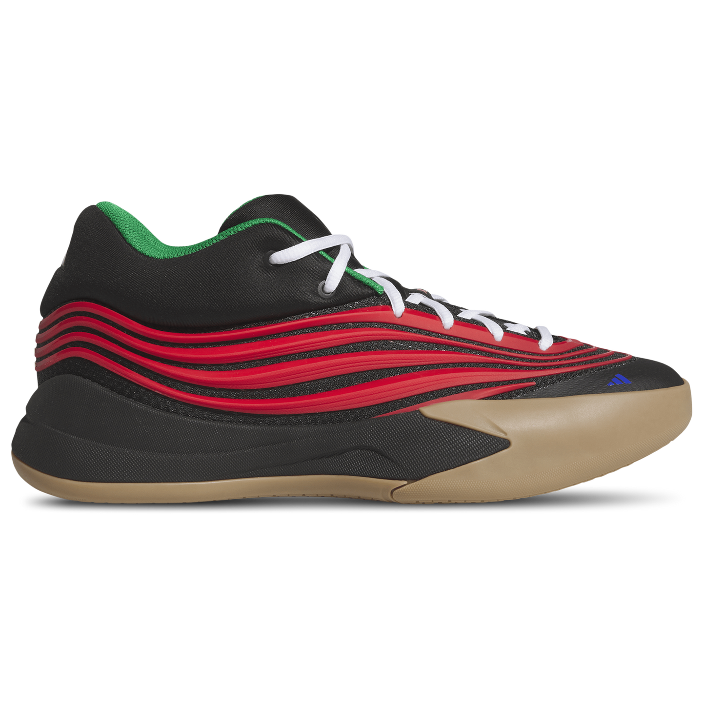 adidas Dame X Basketball - Men's - Core Black/Pure Ruby/Gum