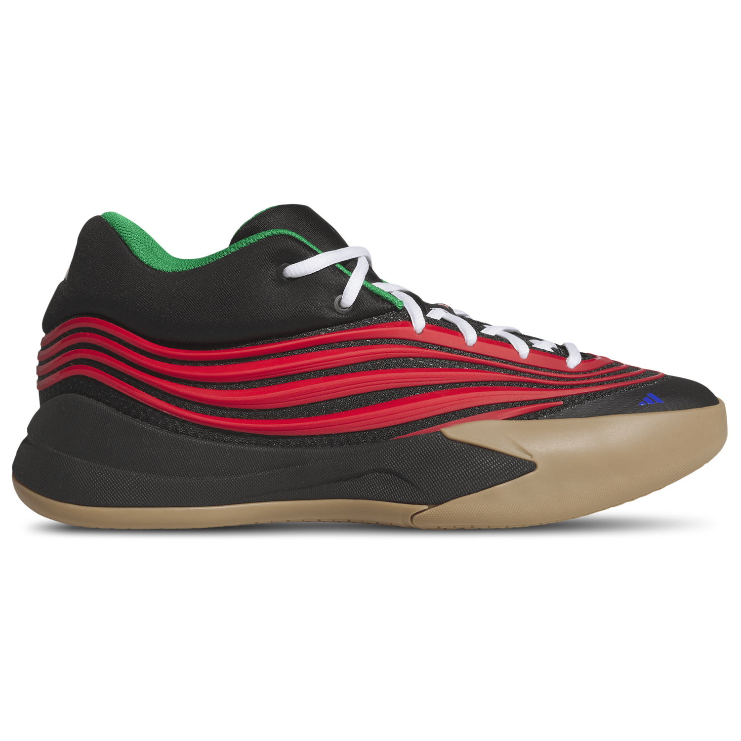 adidas Dame X Basketball - Men's - Core Black/Pure Ruby/Gum
