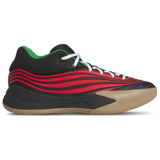 adidas Dame X Basketball - Men's - Core Black/Pure Ruby/Gum
