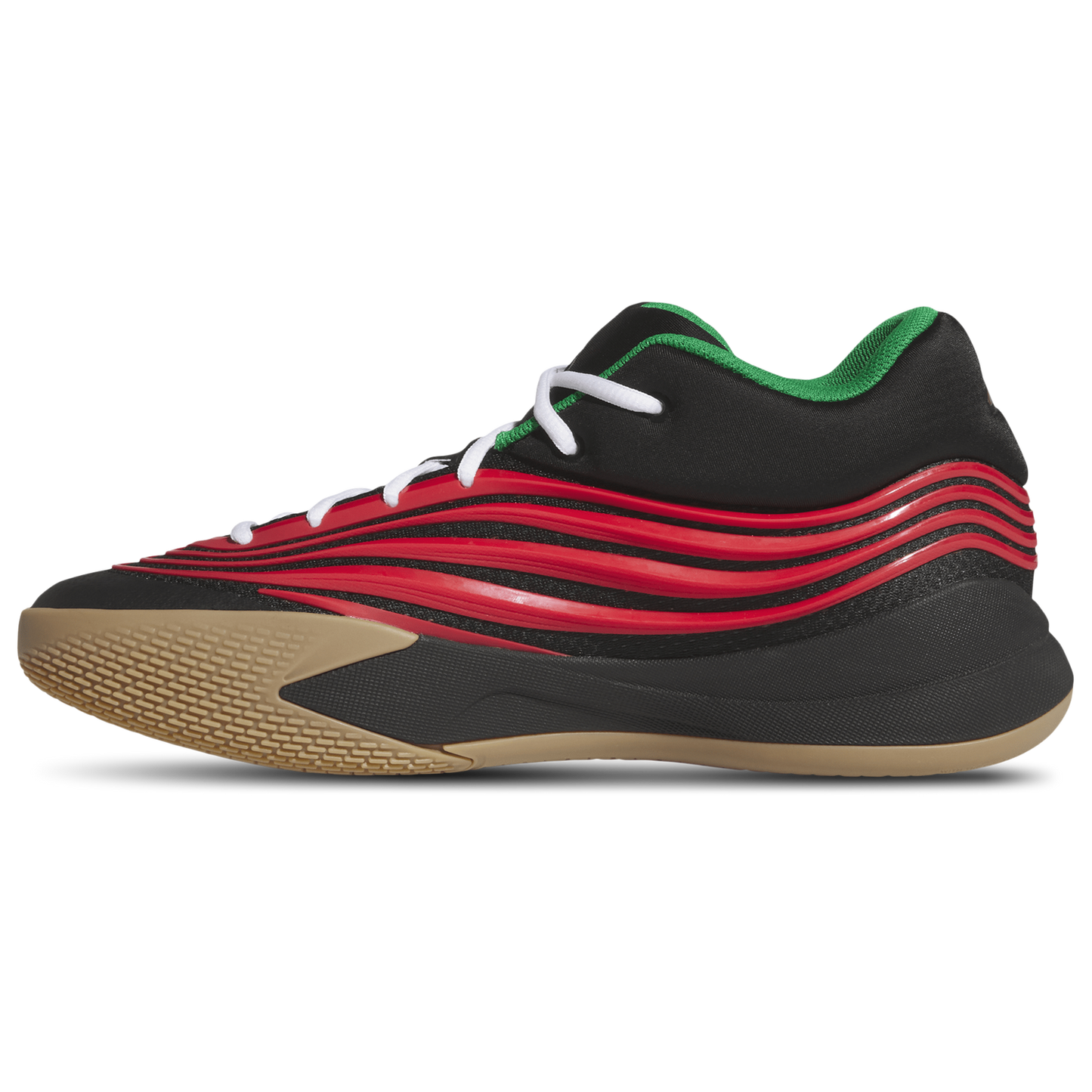 adidas Dame X Basketball - Men's - Core Black/Pure Ruby/Gum