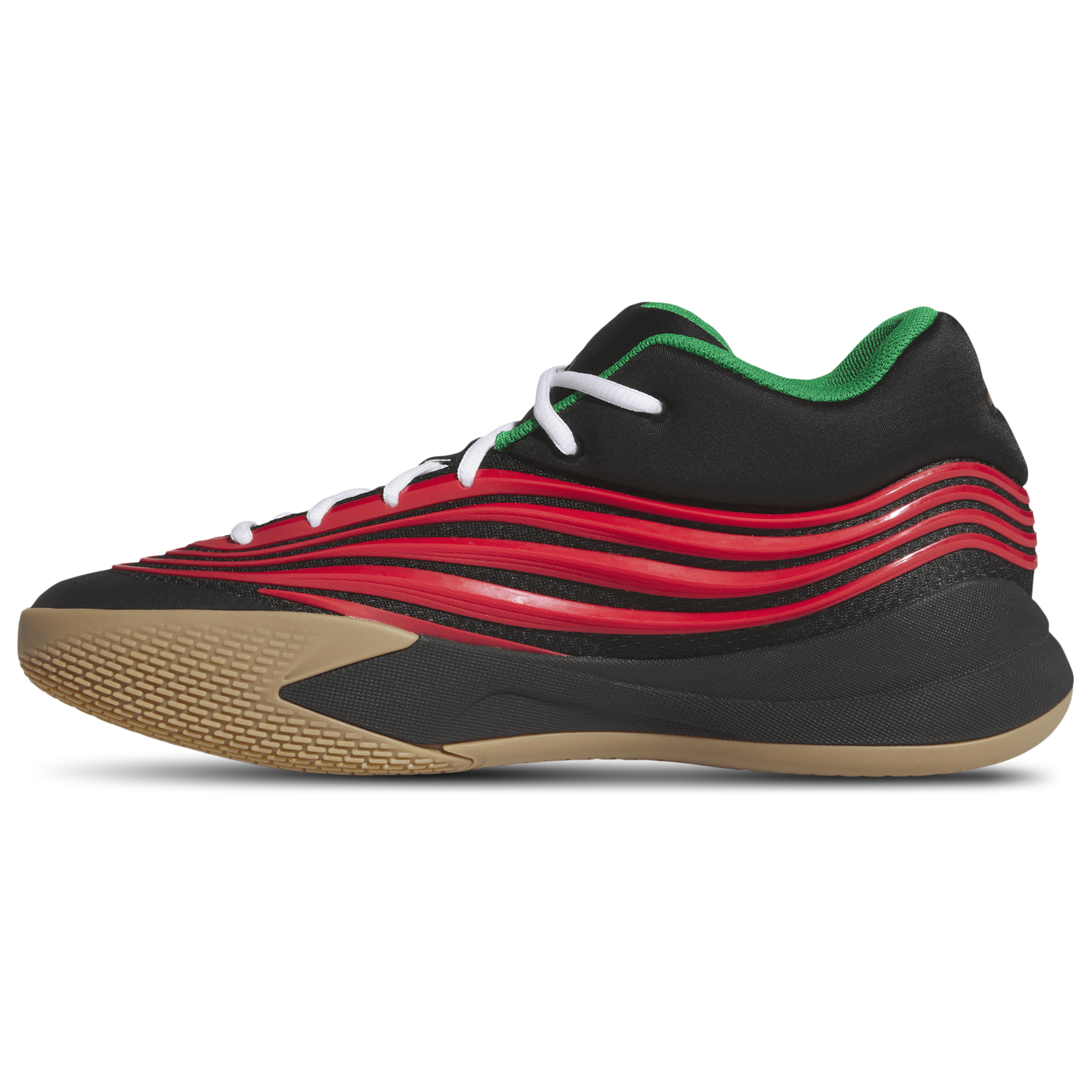 adidas Dame X Basketball - Men's - Core Black/Pure Ruby/Gum