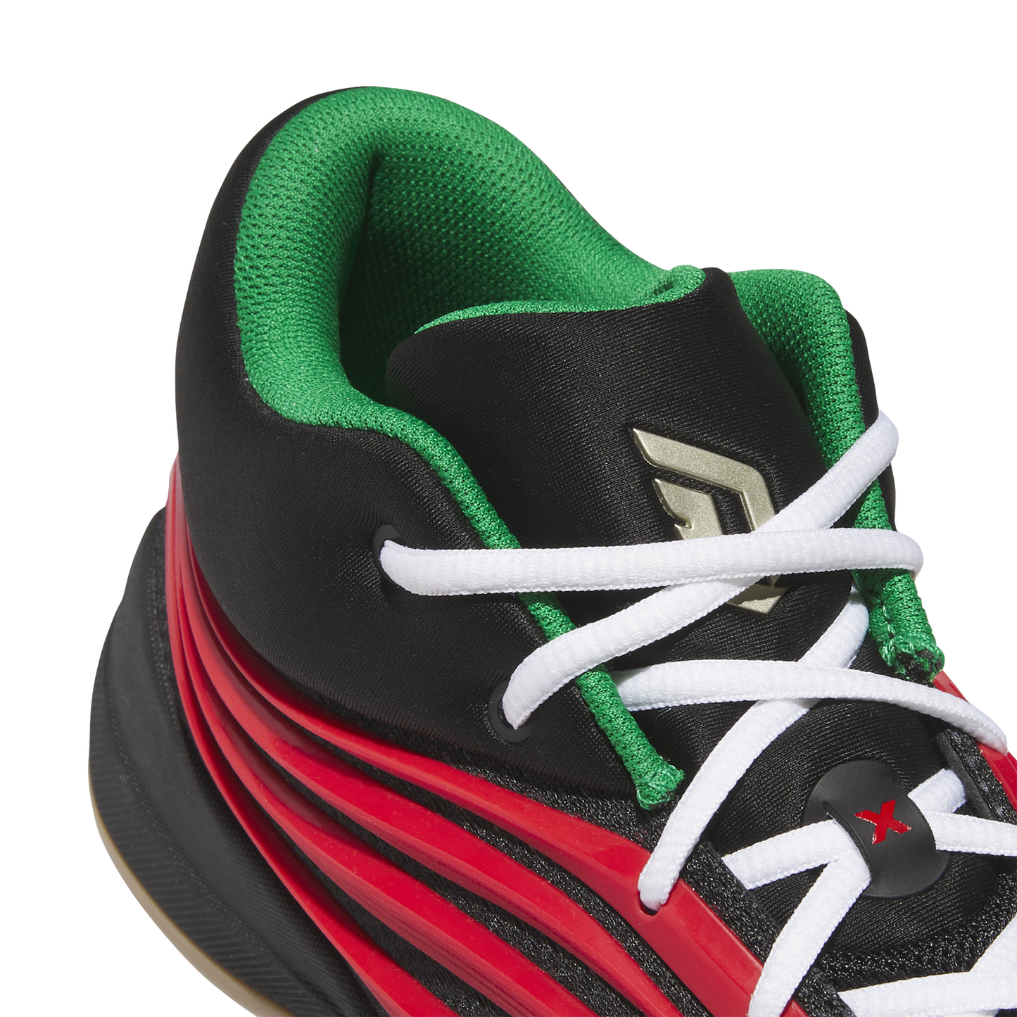 adidas Dame X Basketball - Men's - Core Black/Pure Ruby/Gum