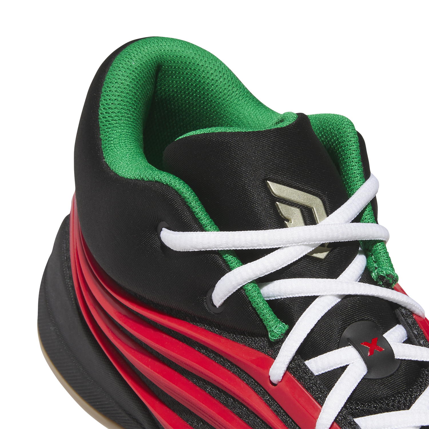adidas Dame X Basketball - Men's - Core Black/Pure Ruby/Gum