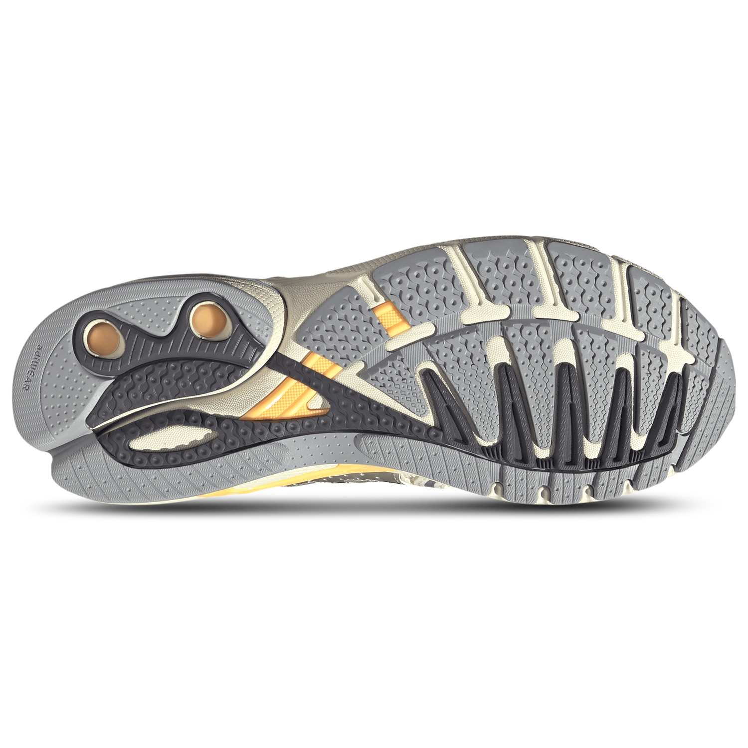 adidas Adistar Control 5 - Men's - Cloud White/Halo Silver/Acid Orange