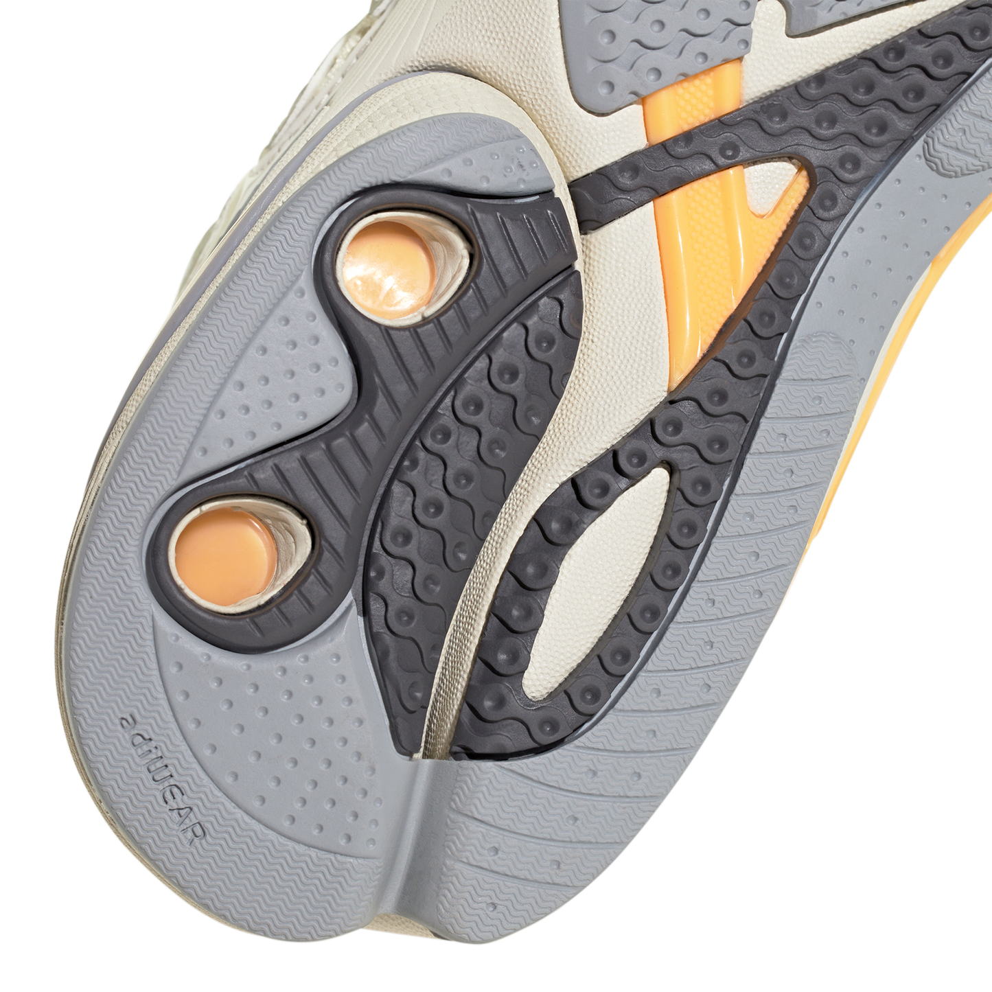 adidas Adistar Control 5 - Men's - Cloud White/Halo Silver/Acid Orange