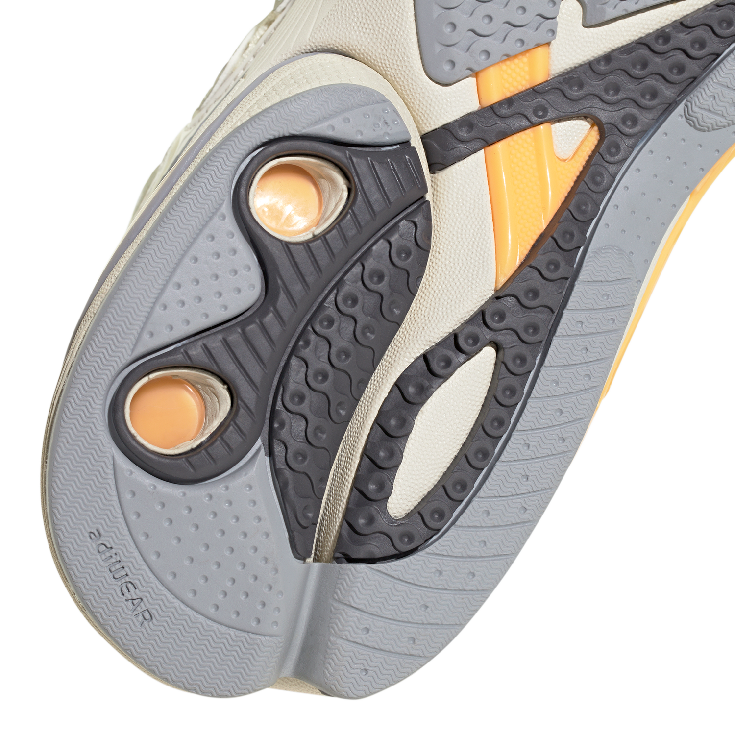 adidas Adistar Control 5 - Men's - Cloud White/Halo Silver/Acid Orange