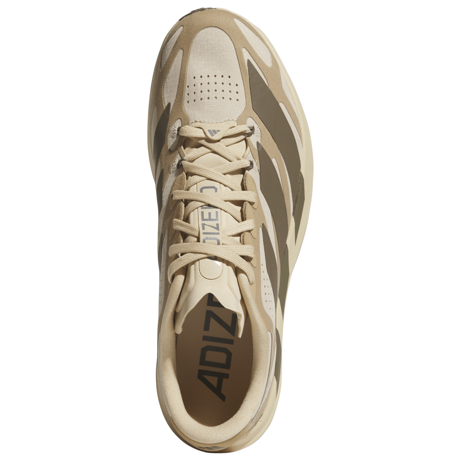 adidas adizero Evo SL Exo Suede - Men's - Magic Beige/Cargo Brown/Cardboard