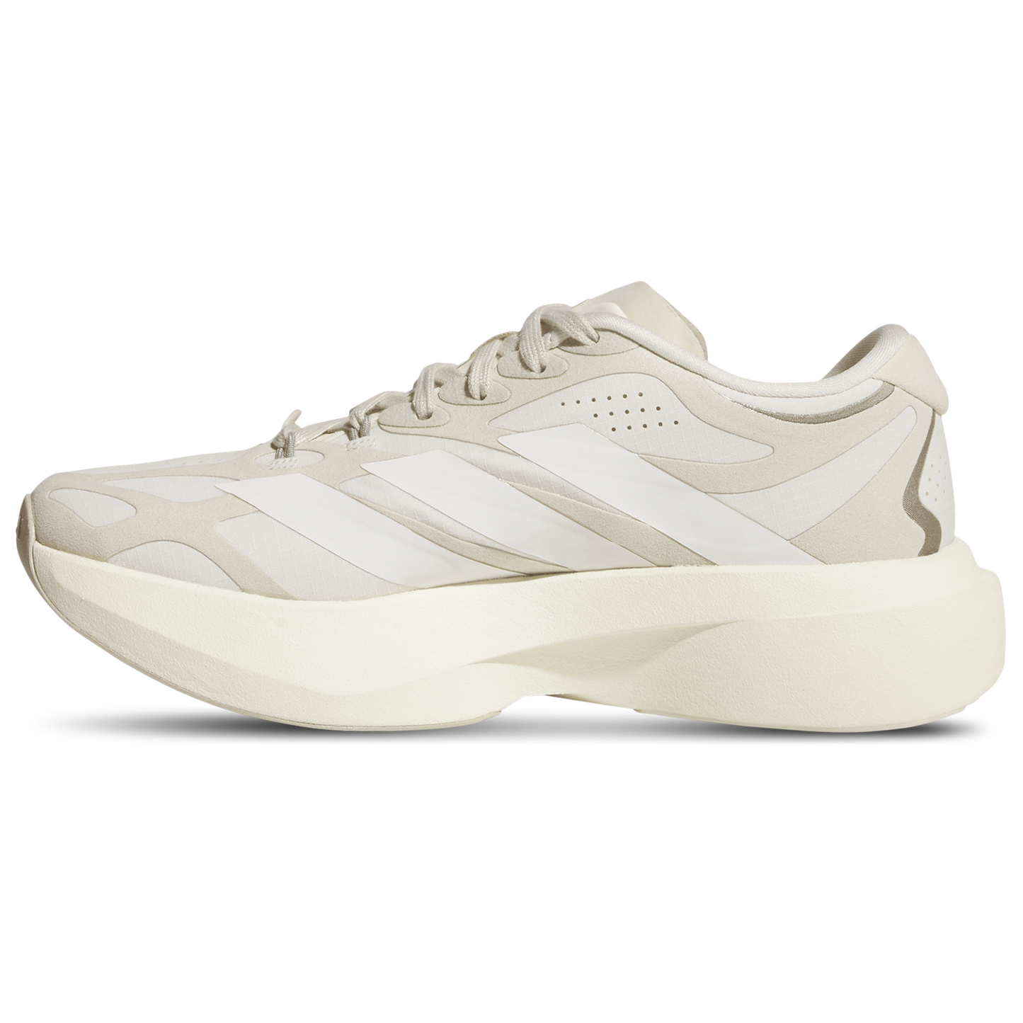 adidas adizero Evo SL Exo Suede - Women's - Wonder White/Cloud White/Crystal Linen