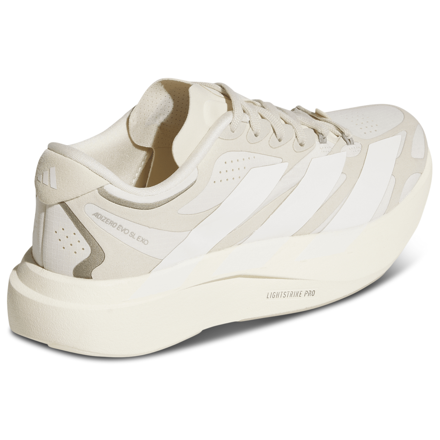 adidas adizero Evo SL Exo Suede - Women's - Wonder White/Cloud White/Crystal Linen