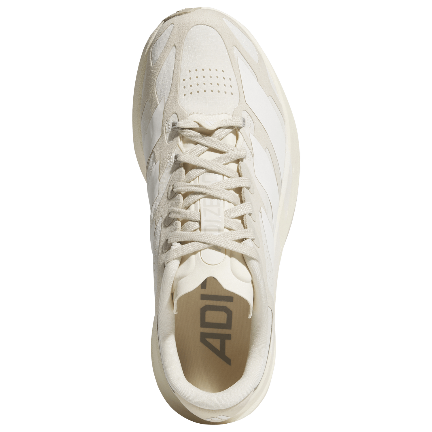 adidas adizero Evo SL Exo Suede - Women's - Wonder White/Cloud White/Crystal Linen