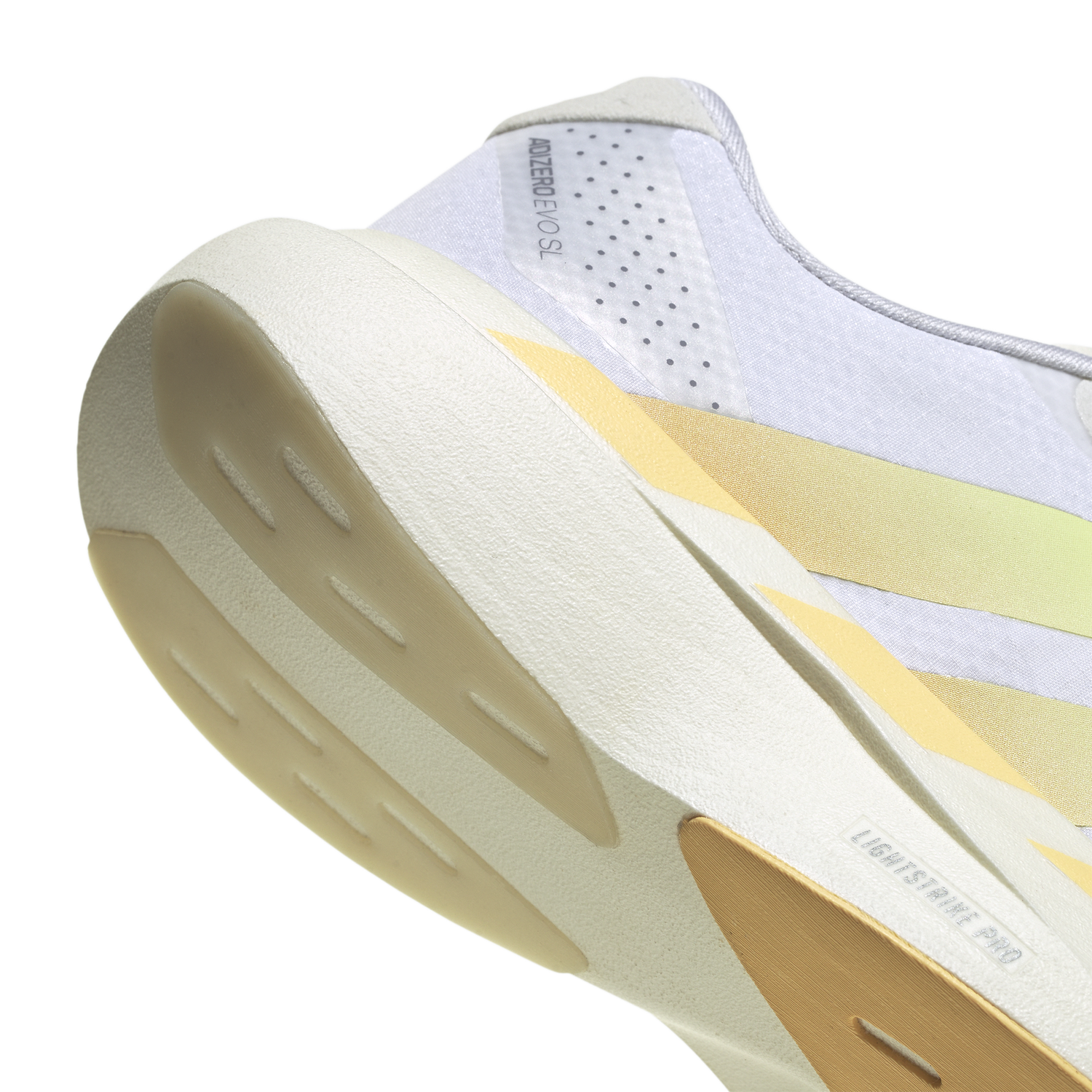 adidas adizero Evo SL Woven - Women's - Footwear White/Ice Tangerine/Off White