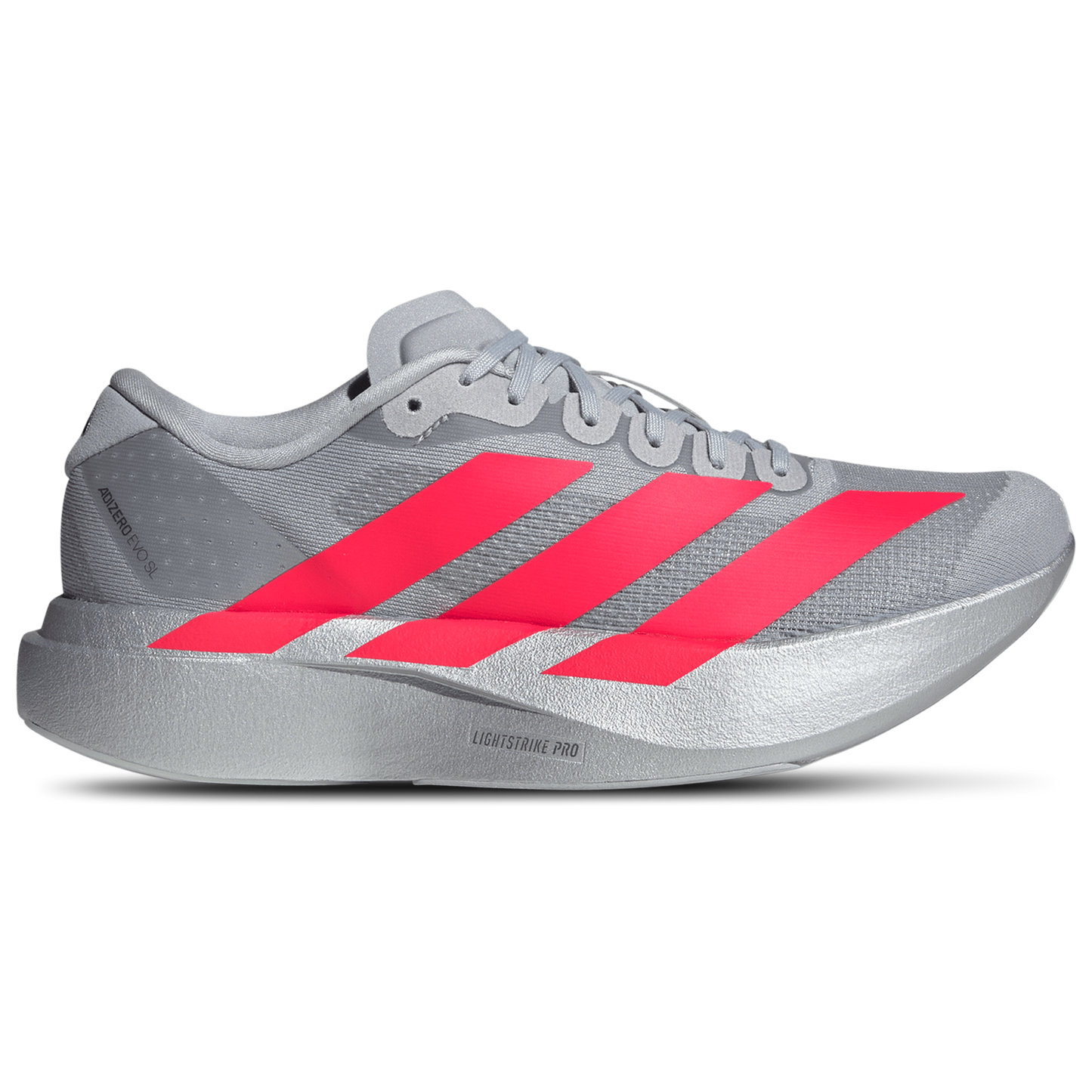 adidas Adizero Evo SL - Women's - Silver Met/Lucid Red/Iron Met