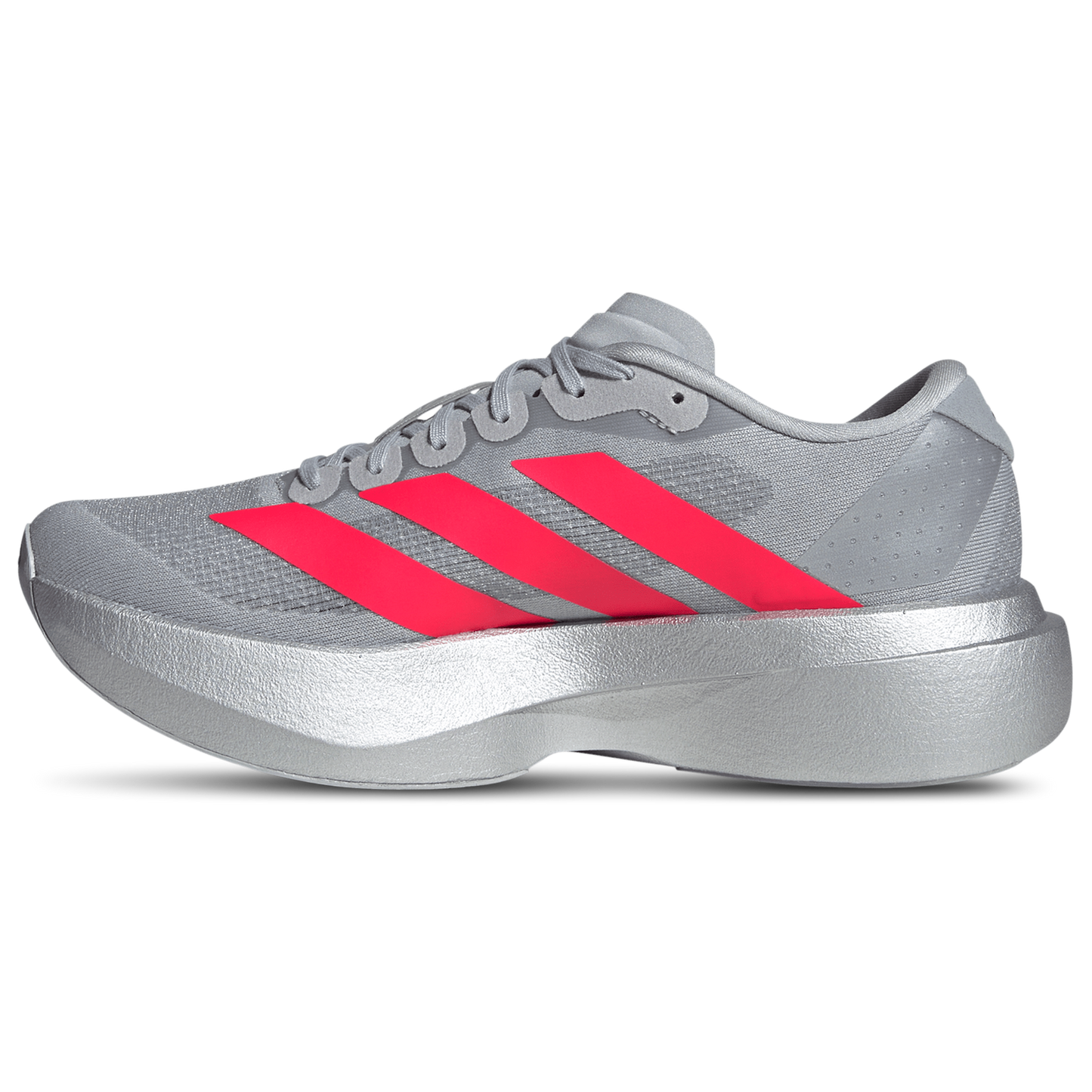 adidas Adizero Evo SL - Women's - Silver Met/Lucid Red/Iron Met